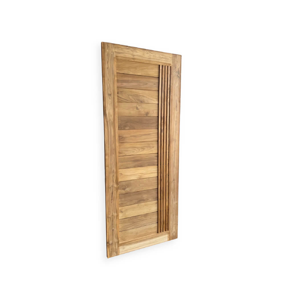 ประตูไม้สัก PAREENA DECOR รุ่น 0022 ขนาด 80X200 ซม._2